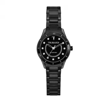 TRUSSARDI Women's R2453151501 T-Light Quartz Watch 30mm Silver Stainless Steel