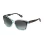TRUSSARDI Moteriški Akiniai nuo Saulės STR0775607U2 Havana Acetate Butterfly Rėmelis Rudi Gradientiniai Stiklai 56mm
