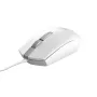 Trust TM-101W optinė pelė – ambidekstrinė, 3 mygtukai, USB laidinė, balta 25320