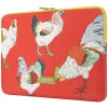 TUCANO SCHIZZO dėklas MacBook Air 15 colių / nešiojamiesiems kompiuteriams 13-14 colių, Fauna Galline oranžinis