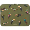 Tucano Tucani Second Skin neopreno nešiojamojo kompiuterio 15-16 colių įdėklas, žalias BFTUC401516-V
