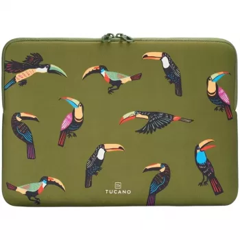 Tucano Tucani Sleeve 12-13 colių neopreninė nešiojamojo kompiuterio rankovė, žalia