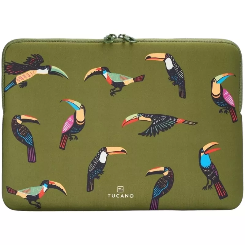 Tucano Tucani Sleeve 12-13 colių neopreninė nešiojamojo kompiuterio rankovė, žalia