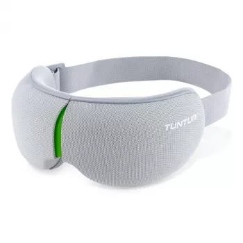 TUNTURI EM50 akių masažuoklis su oro slėgio, vibracijos ir šilumos terapija, Bluetooth, 5 režimais, juodas