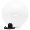 Tunturi Gymball 65 cm Anti-Burst mankštos kamuolys – Off-White su rankiniu siurbliu