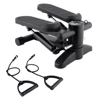 Tunturi Mini Stepper su ekranu, juodas