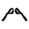 Tunturi Padded Weight Lifting Straps - 1 pora, juoda, neopreno riešo atrama, 60 cm