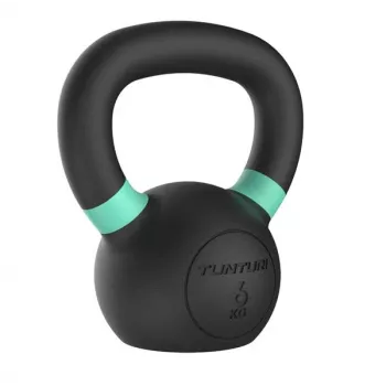 Tunturi Platinum 6kg Cast Iron Kettlebell – miltelių dengtas, su ergonomiška rankena