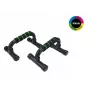 Tunturi Push Up Bar (juodos spalvos, 2 vnt. rinkinys) – plieninis rėmas su ergonomiškomis PVC putplasčio rankenomis