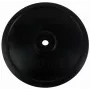 Tunturi Rubber Weight Disc 20 kg – juoda guminė ketaus plokštelė (vienetas, 30 mm anga)
