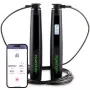 Tunturi Smart Jump Rope su LCD ekranu ir programėlės ryšiu, reguliuojama 2,95 m, juoda