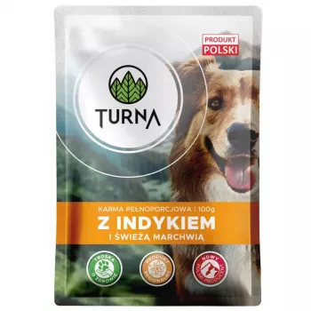 TURNA with Turkey – šlapias ėdalas šunims – 100g