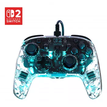 Turtle Beach Afterglow Clear Wired RGB Gaming Controller, skirta Xbox Series X|S, Xbox One, Windows 10/11