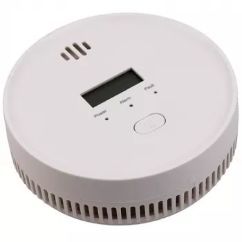 TUYA išmanusis dūmų ir anglies monoksido detektorius su Wi-Fi (2,4 GHz) – fotoelektrinis ir elektrocheminis jutikliai