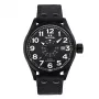 TW STEEL VS41-Volante Vyriškas Kvarcinis Laikrodis 45mm Juodas Ciferblatas Odinis Dirželis