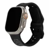 UAG Scout Silicone Watch Strap, skirtas Apple Watch 49mm/45mm/44mm/42mm – juoda