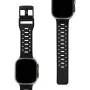 UAG Scout Silicone Watch Strap, skirtas Apple Watch 49mm/45mm/44mm/42mm – juoda