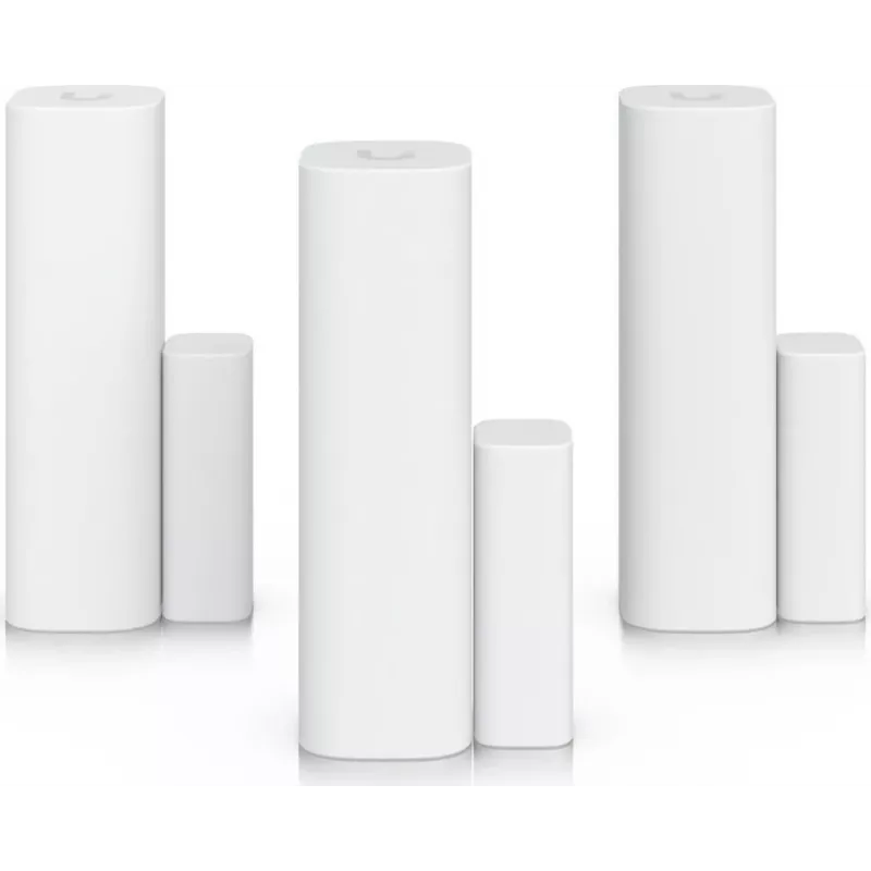 Ubiquiti UniFi SuperLink įėjimo jutiklis (3 vnt.) USL-Entry-3 – belaidis magnetinio kontakto jutiklis, skirtas UniFi Protect, CR2032 baterija, vidaus patalpoms, baltas