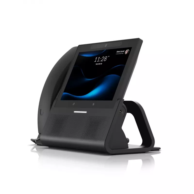 Ubiquiti UniFi Talk UTP-G3-Touch-Enterprise VoIP jutiklinio ekrano stalinis telefonas, juodas, Wi-Fi