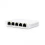 Ubiquiti UniFi USW Flex Mini 5 prievadų valdomas Gigabit PoE komutatorius baltas
