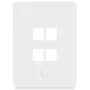 Ubiquiti Universal Keystone Wall Plate 4-Port Vertical – švarus, pritaikomas apdailos sprendimas (UACC-WP-KEYSTONE-V-4P)