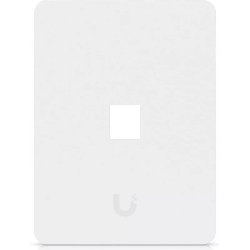 Ubiquiti Universal Keystone Sieninė Plokštelė – Švarus Pritaikomas Dizainas, 1 Prievadas (Balta)