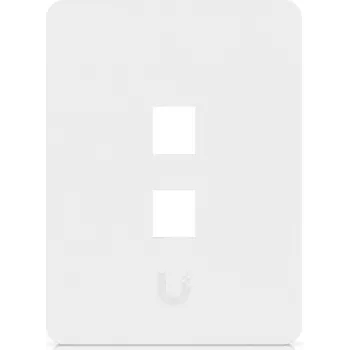Ubiquiti Universal Keystone sieninė plokštė, švari, pritaikoma apdaila, 2 prievadų vertikali (UACC-WP-KEYSTONE-V-2P)