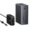 UGREEN 14-in-1 USB-C Docking Station su dviem DisplayPort, HDMI, 100W PD, Gigabit Ethernet, SD/TF kortelių skaitytuvais ir 3.5mm garso išvestimi