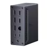 UGREEN 14-in-1 USB-C Docking Station su dviem DisplayPort, HDMI, 100W PD, Gigabit Ethernet, SD/TF kortelių skaitytuvais ir 3.5mm garso išvestimi