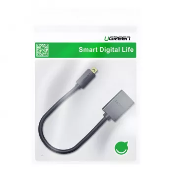 UGREEN 20134-20134 Micro HDMI vyriškas į HDMI moterišką adapterį - juodas
