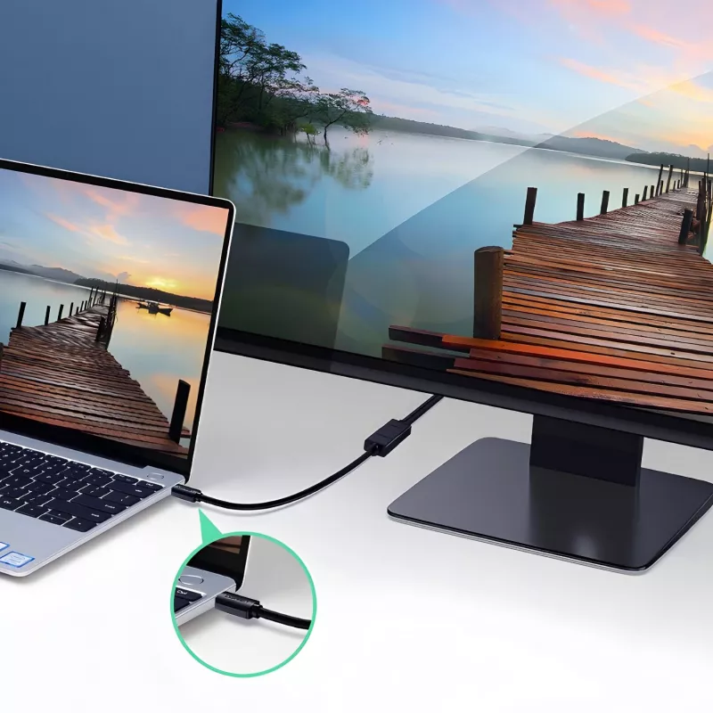 UGREEN 20134-20134 Micro HDMI vyriškas į HDMI moterišką adapterį - juodas