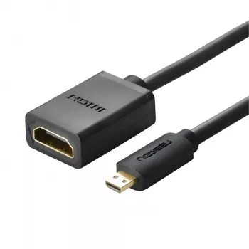 UGREEN 20134-20134 Micro HDMI vyriškas į HDMI moterišką adapterį - juodas