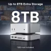 UGREEN 65487 USB-C 11-in-1 prijungimo stotelė, skirta Mac Mini M4/M4 Pro, su M.2 SSD korpusu, Space Grey