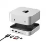 UGREEN 65487 USB-C 11-in-1 prijungimo stotelė, skirta Mac Mini M4/M4 Pro, su M.2 SSD korpusu, Space Grey
