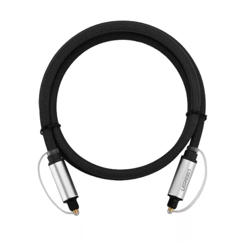 Ugreen AV108 10540 2 m skaitmeninis optinis garso kabelis Toslink/SPDIF, pilkas | Kur.lt