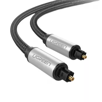 Ugreen AV108 10540 2 m skaitmeninis optinis garso kabelis Toslink/SPDIF, pilkas | Kur.lt