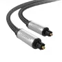 Ugreen AV108 10540 2 m skaitmeninis optinis garso kabelis Toslink/SPDIF, pilkas | Kur.lt