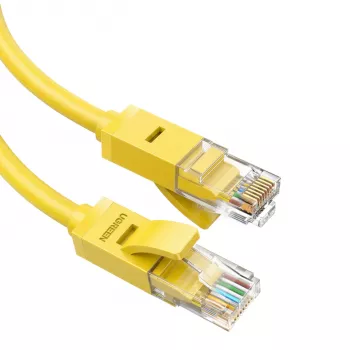 UGREEN Cat6 RJ45 Ethernet kabelis 2 m geltonas - 1Gbps 250MHz UTP Patch kabelis