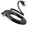 UGREEN Cat6 UTP Ethernet pataisos kabelis RJ45, 15 m, juodas