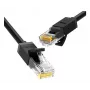 UGREEN Cat6 UTP Ethernet pataisos kabelis RJ45, 8m, juodas