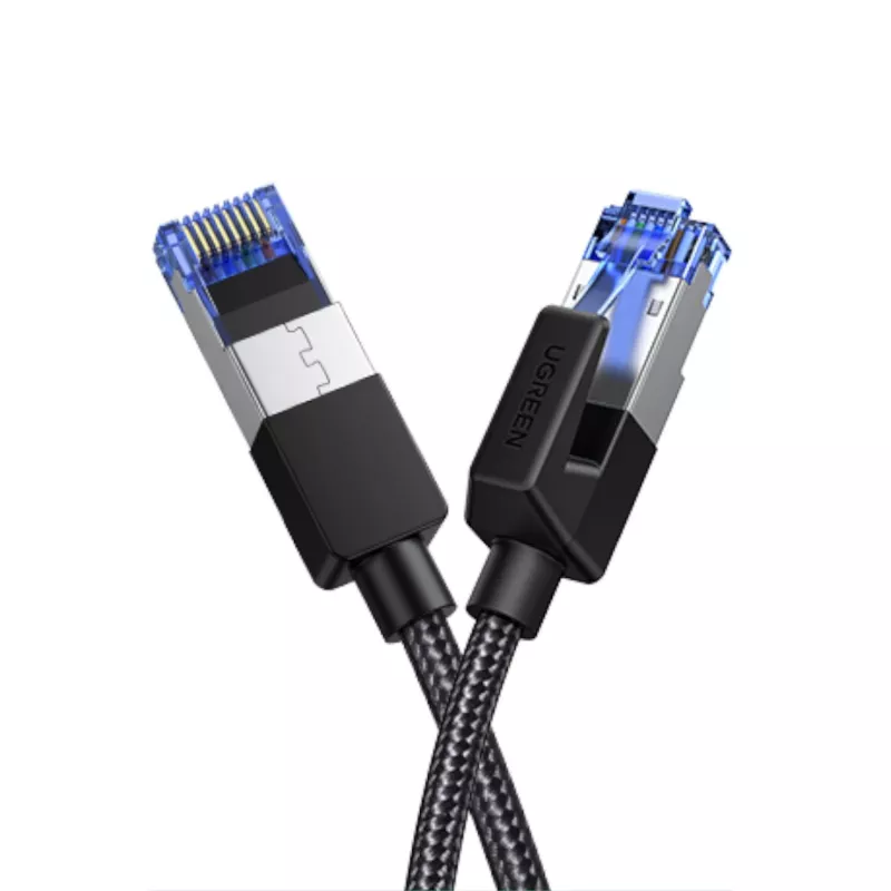 UGREEN Cat8 nailono pynės Ethernet kabelis - 40Gbps su moduliniais kištukais - 3m