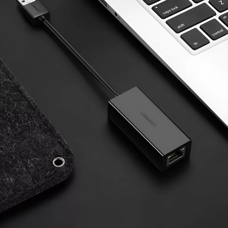 UGREEN CM111 USB 3.0 į RJ45 Gigabit Ethernet adapteris - juodas