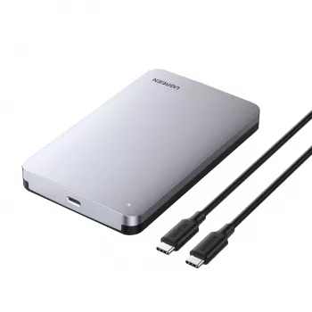 UGREEN CM300 2,5 colio USB Type-C kietojo disko dėklas - sidabrinis