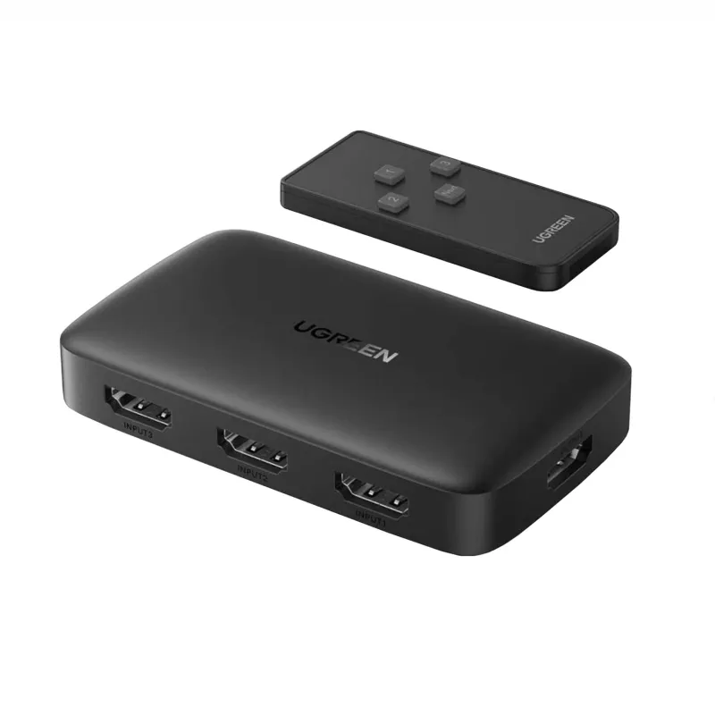 UGREEN CM332 3-in-1 HDMI 1.4 jungiklis 4K