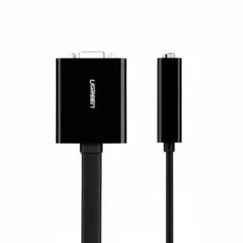 UGREEN DVI-D 24+1 į VGA aktyvus vaizdo adapteris (vyriškas į moterišką) – juodas