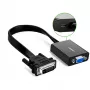 UGREEN DVI-D 24+1 į VGA aktyvus vaizdo adapteris (vyriškas į moterišką) – juodas