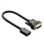 UGREEN DVI į HDMI adapteris 15cm vyriškas į moterišką 1080p Full HD juodas