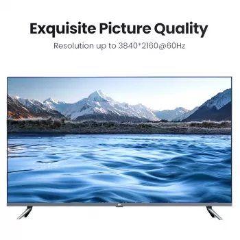 UGREEN HD101-10130 HDMI 2.0 laidas 4K@60Hz 18Gbps, vyras į vyrą, 3 m, juodas