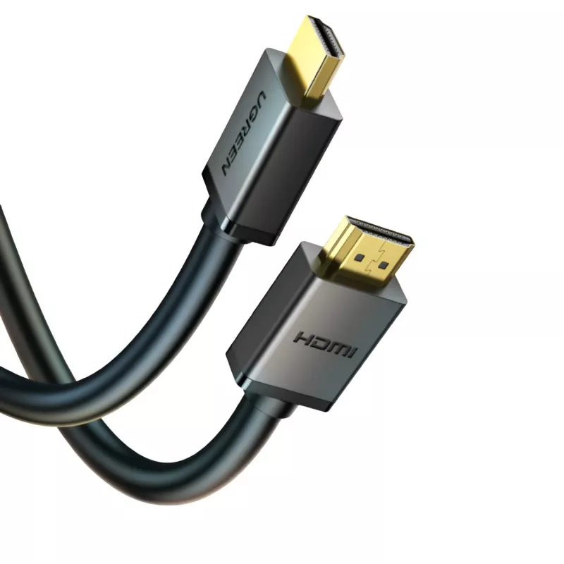 UGREEN HD104-10107 HDMI 2.0 laidas, 4K@60Hz, vyras į vyrą, 2 m, juodas