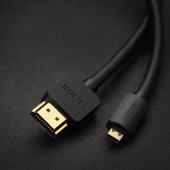 UGREEN HD127 Micro HDMI į HDMI laidas 4K 3D 1,5 m juodas